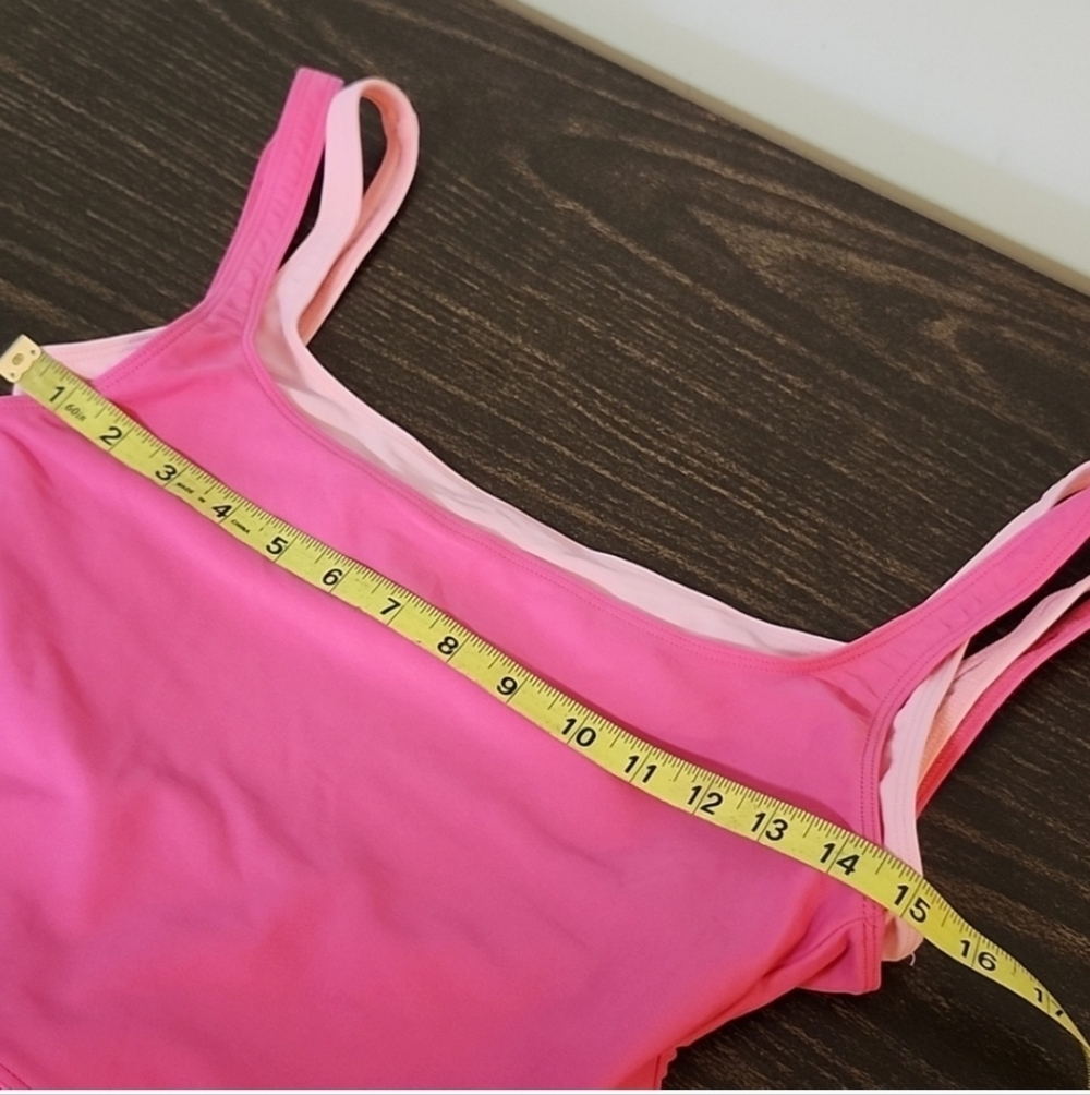 Anne Cole Color Block One Piece Swimsuit Pink Small - Picture 4 of 7